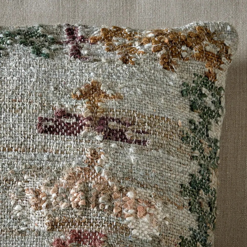 Nkuku Dantri Jute & Cotton Cushion Cover 60x40cm